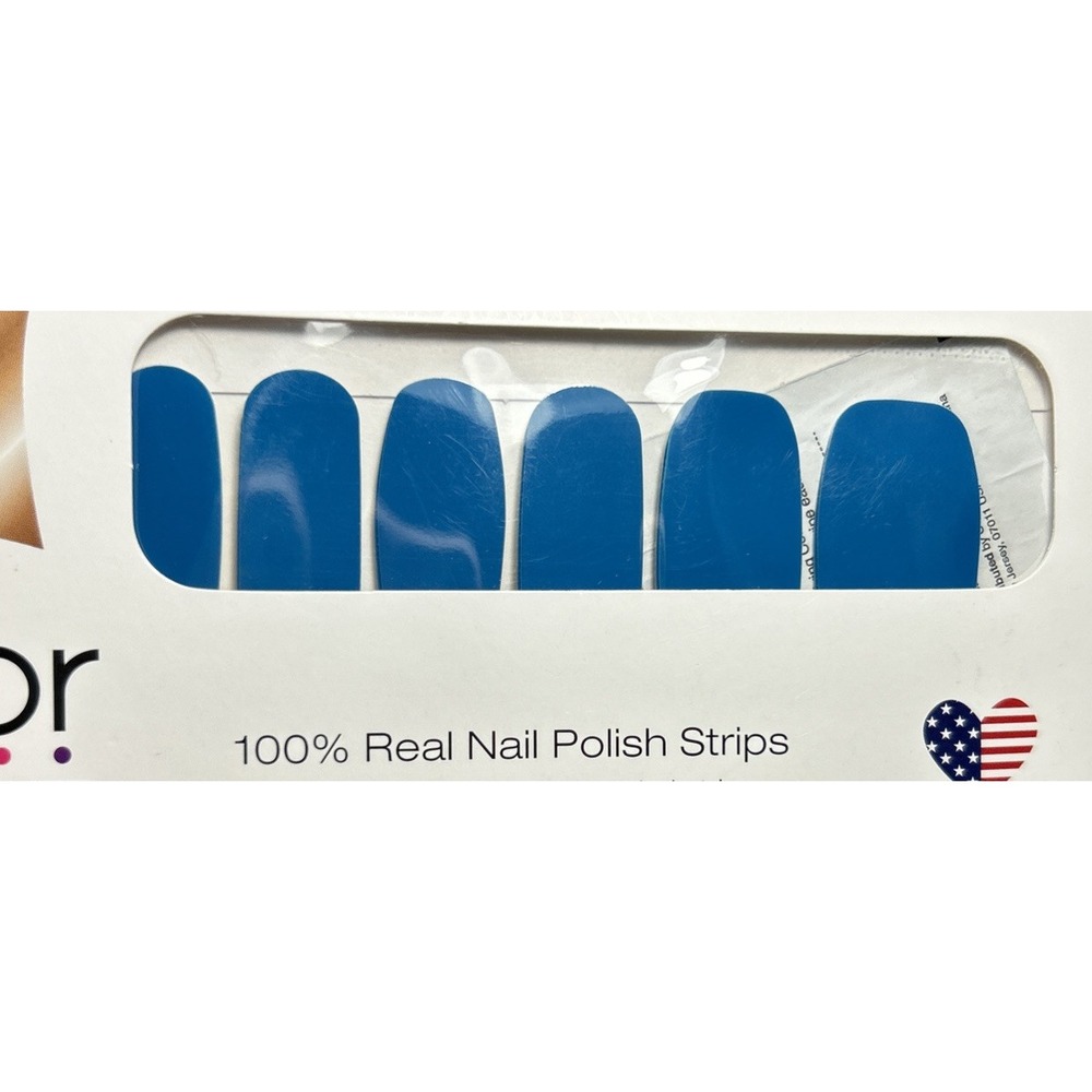 Color Street Nail Polish Strips Maui Mystic Teal Blue Retired HTF Rare